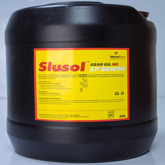 SLUSOL GEAR OIL MS SAE 80W90-API GL4