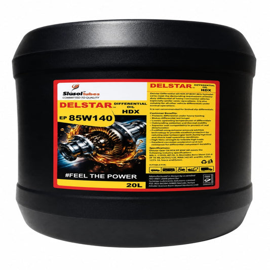 DELSTAR DIFFERENTIAL OIL HDX SAE 85W140