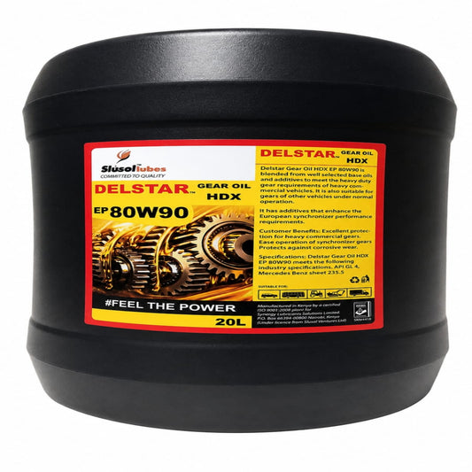 DELSTAR GEAR OIL HDX  SAE 80W90